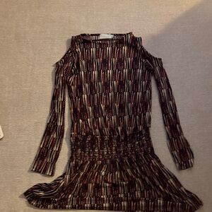 Veronica M Multicolor Long Sleeve Dress